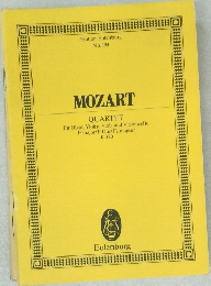 MOZART　QUARTET　for Oboe, Violin, Viola and Violoncello  F major/F-Dur/Fa majeur  K 370