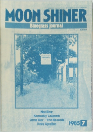 MOON　SHINER　Bluegrass journal　1985年7