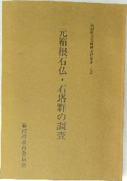 元箱根石仏・石塔群の調査