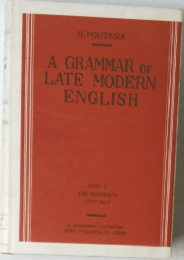 A GRAMMAR OF  LATE MODERN  ENGLISH