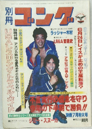 別冊ゴング 7月特大号 不言実行の信念を守り今年の下半期で勝負!! 別冊付録 USAレスリング・トラベル・ガイド