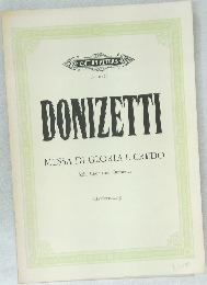 EDITION PETERS  Nr. 8524  DONIZETTI  MESSA DI GLORIA E CREDO