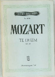 MOZART TE DEUM  KV 141