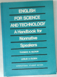 ENGLISH FOR SCIENCE AND TECHNOLOGY A Handbook for Nonnative Speakers