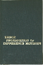 ERROR  PROPAGATION for  DIFFERENCE METHODS