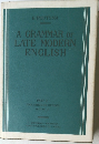 A GRAMMAR OF  LATE MODERN  ENGLISH　PART II