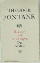 THEODOR　FONTANE　Romane  und  Erzahlungen  Der  Stechlin