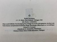 BULTMANN　GLAUBEN UND VERSTEHEN　Ⅰ、Ⅱ、Ⅲ、Ⅳ　全4巻