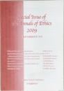 Special Issue of the Annals of Ethics 2009 倫理学年報特別号 2009