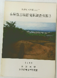 本屋敷古墳群発掘調査概報3