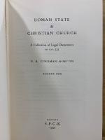 Roman State & Christian Church