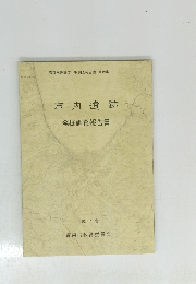市内遺跡 発掘調査報告書 平成4年度