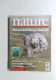 nature The earliest known hominid　2002年7月11日号
