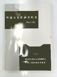 埋蔵文化財調査概要 平成7年度　1996　