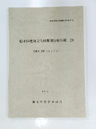 栃木県埋蔵文化財保護行政年報　20　平成8年度(1996)