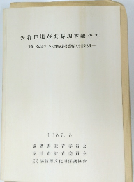 矢倉口遺跡発掘調査報告書　1987年3月号