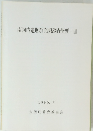 南河内遺跡群発掘調査概要・Ⅲ