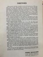 1954-55年　FORD TRUCK　SHOP MANUAL