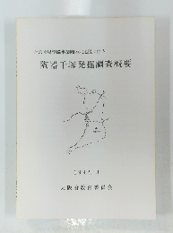 陶器千塚発掘調査概要 1992.3