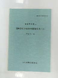 遺跡詳細分布調査概要報告書(I)