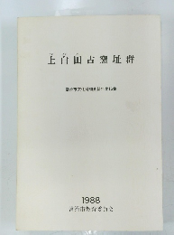 上白田古窯址群 常滑市文化財調査報告第16集 1988