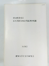 愛知県豊橋市　東原遺跡第四次発掘調査概報　1982