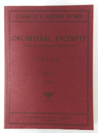 CLASSICAL&MODERN　WORKS　ORCHESTRAL EXCERPTS from the Symphonic Repertoire FOR VIOLIN