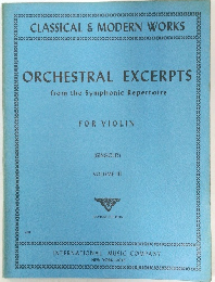 ORCHESTRAL EXCERPTS from the Symphonic Repertoire