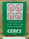 COLONIES FRANCAISES ANDORRE-MONACO-SARRE TERRITOIRES D'OUTRE-MER 1980　フランス植民地・海外領土およびアンドラ・モナコ・ザール切手カタログ 1980年版