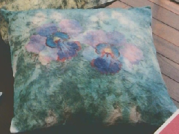 和紙ちぎり絵　四季の花