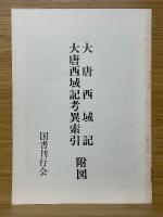 大唐西域記　大唐西域記考異索引