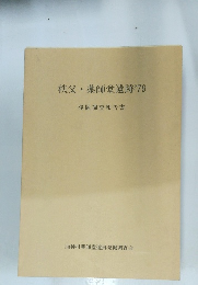 秩父・薬師堂遺跡'79
