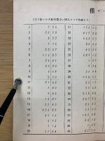 珠算見取表　第一二学年用