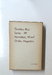 Question-Box Series XII Narration, Word Order, Negation