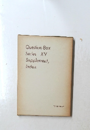 Question-Box Series XV Supplement, Index