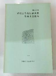 平城宮跡発掘調査部 発掘調査概報