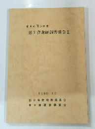 東京都国分寺市 恋ヶ窪遺跡調査報告 Ⅱ 1980.10