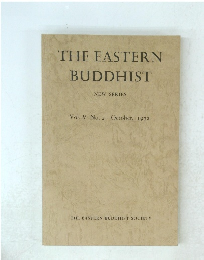 THE EASTERN BUDDHIST NEW SERIES　1972年10月号　Vol.5No.2
