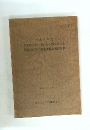 東京臨海部・東京中心部における 開発計画等の実態把握調査報告書 平成4年度
