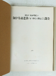御伊勢森遺跡 (傳上杉定正館址)の調査