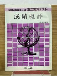 成績概評　昭和55年度第3回 高二実力テスト