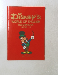 DISNEY'S WORLD OF ENGLISH RECORD BOOK