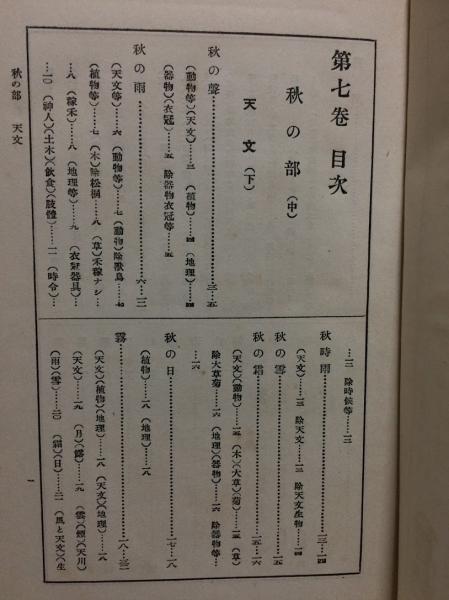 分類俳句全集(正岡子規 編) / 古本、中古本、古書籍の通販は「日本の