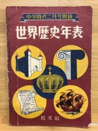 世界歴史年表　中学時代2月号付録