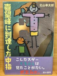 喜望峰に到達した中指