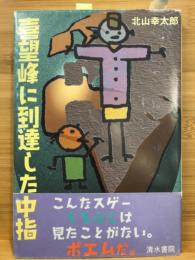 喜望峰に到達した中指