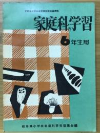 文化省学習指導要領家庭科編準拠 家庭科の学習 6年生用