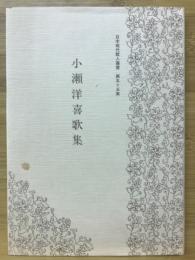 小瀬洋喜歌集 : 水