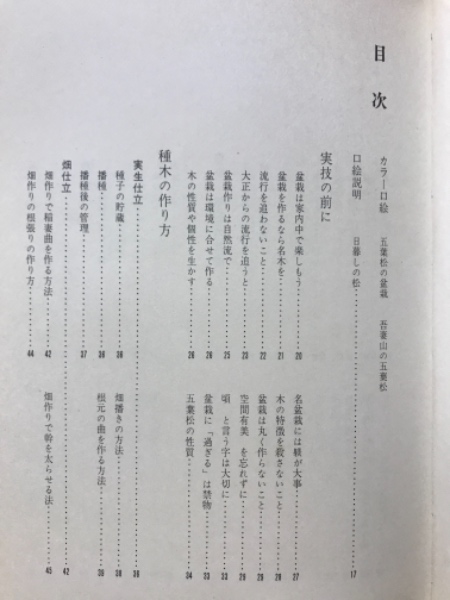 図解盆栽樹形の作り方 : 五葉松盆栽の整姿・整形(阿部倉吉 著