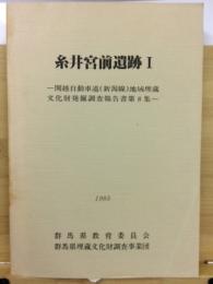 関越自動車道(新潟線)地域埋蔵文化財発掘調査報告書